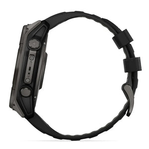 Garmin fēnix 8 51 mm Sapphire Solar - Carbon Gray Titanium / Black Sport Loop