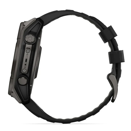 Garmin fēnix 8 51 mm Sapphire Solar - Carbon Gray Titanium / Black Sport Loop