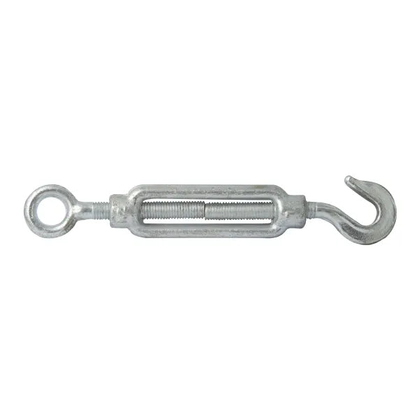 Genfitt G13277 Turnbuckle Hook & Eye - 20 x 420mm | Galvanised & Durable