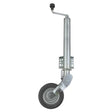 Genfitt G16988 Heavy Duty Auto Fold Jockey Wheel - 60mm Tube, 300kg Capacity