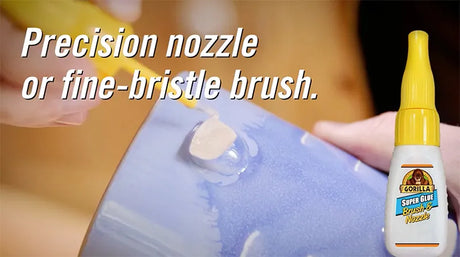 Gorilla Super Glue Brush and Nozzle 12g
