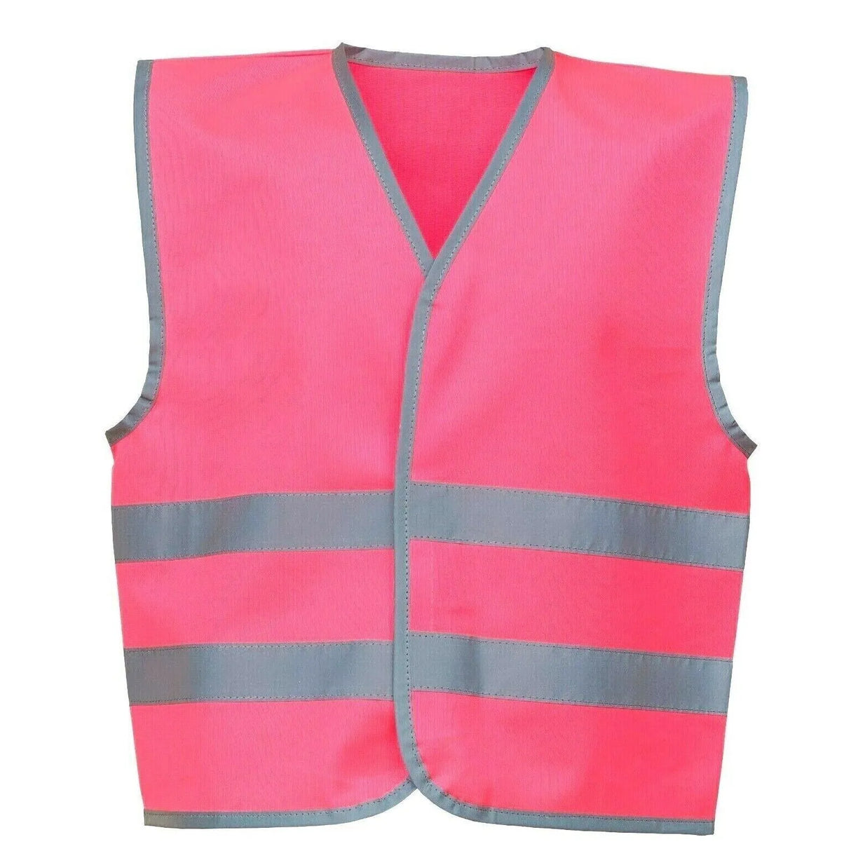 Girls Hi-Vis Pink Reflective Safety Vest 