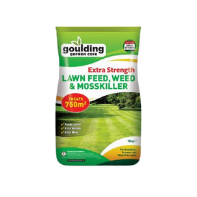Goulding Garden Care Extra Strength Lawn Feed, Weed & Mosskiller 15KG