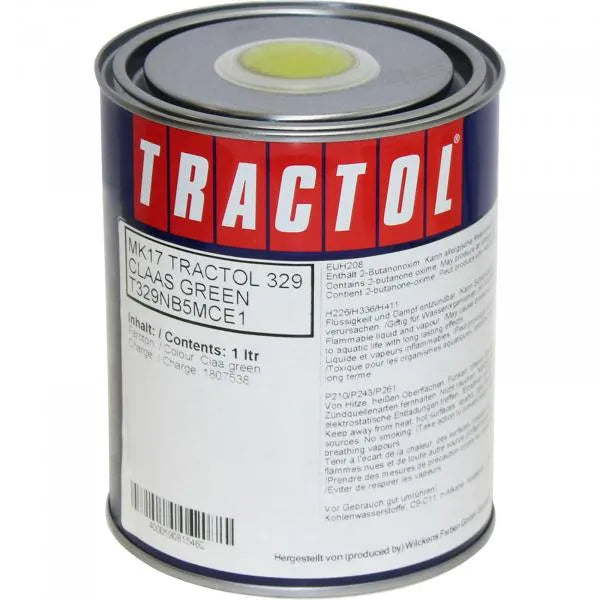 Tractol Claas Green High Gloss Paint for Agricultural & Construction Equipment - 1 Litre