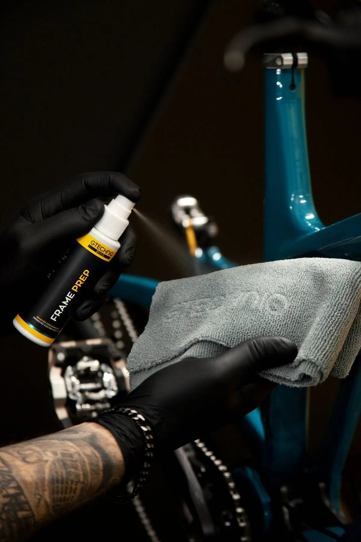 Gtechniq Bike Premium Microfibre Triple Pack | Ultra-Soft, Lint-Free Cloths