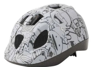 HEADGY Smily Kids Helmet (52-56cm) - Adjustable and Fun Safety Helmet for Kids