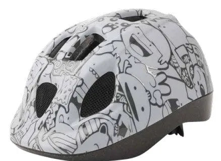 HEADGY Smily Kids Helmet (52-56cm) - Adjustable and Fun Safety Helmet for Kids