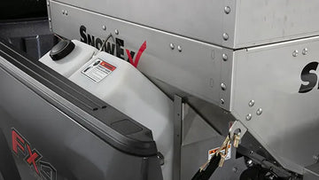 SnowEx Helixx 12140 Stainless Steel Compact Salt Spreader for UTVs and Trucks