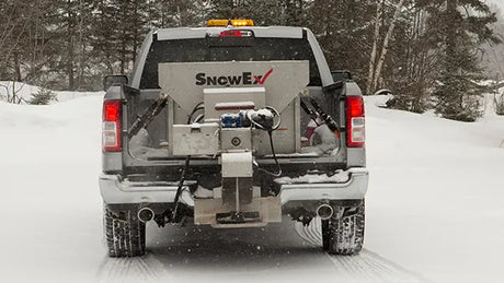 SnowEx Helixx 12140 Stainless Steel Compact Salt Spreader for UTVs and Trucks