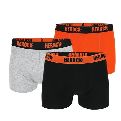 Herock Boxer Shorts 3 Pack XXL - Cotton Stretch, Multi-Size Comfort Fit