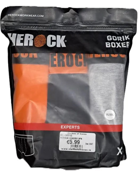Herock Boxer Shorts 3 Pack XXL - Cotton Stretch, Multi-Size Comfort Fit