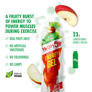 HIGH5 Energy Gel Mixed Flavour Pack (20 Sachets) - Caffeinated & Non-Caffeinated