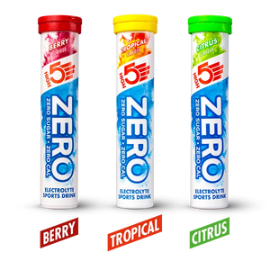 High5 Zero Triple Pack - Berry, Citrus, Tropical | Sugar-Free Electrolyte Tablets
