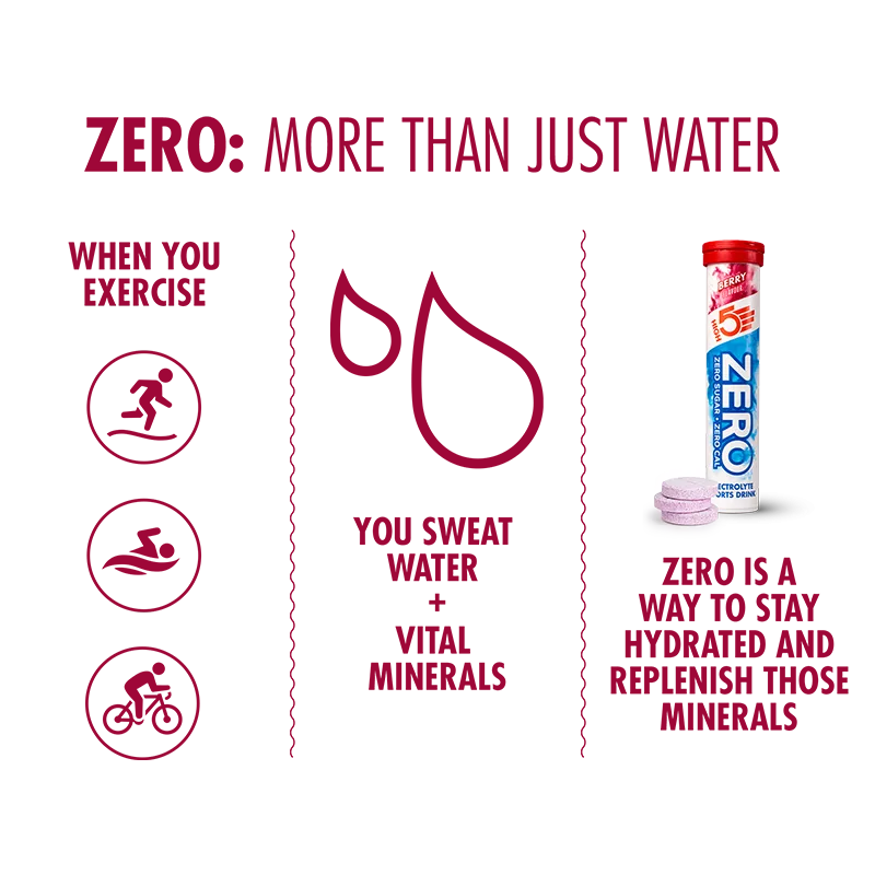 High5 Zero Triple Pack - Berry, Citrus, Tropical | Sugar-Free Electrolyte Tablets