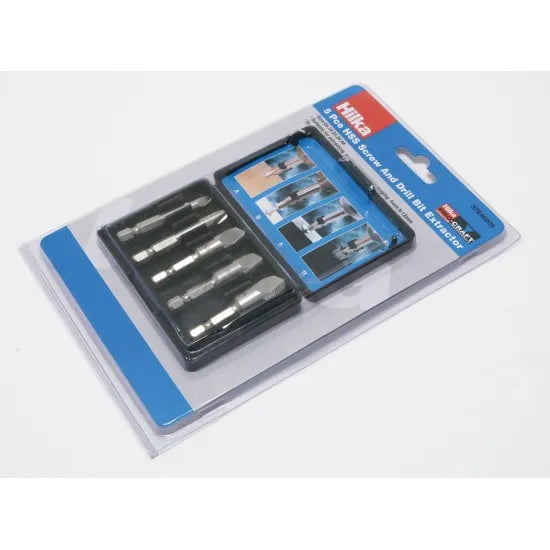 Hilka 5-Piece HSS Screw Drill Extractor Set