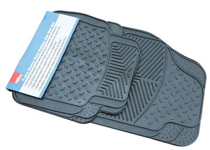 Hilka 4 Piece Heavy Duty Rubber Car Mat Set