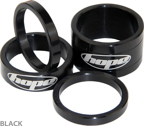 Hope Space Doctor Spacer Kit - CNC Machined 2014 T6 Aluminium Spacers for 1 1/8" Steerers