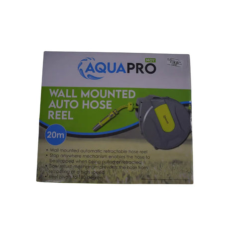 Moy AquaPro Wall Mounted Auto Hose Reel 20m