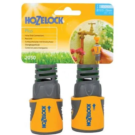 Hozelock Hose End Connector for 12.5-15mm Hose (Twin Pack)