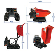 Slanetrac HT1000 Diesel Track Dumper