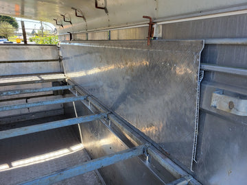Hudson 12ft x 6ft Tri Axle Livestock Trailer
