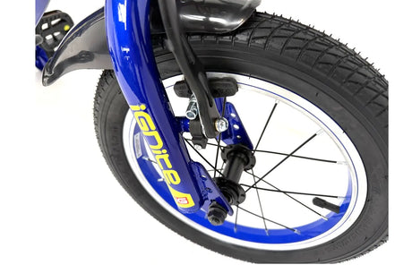 Ignite Burnout 14 Boys Bike - 4-6 Years | Kids Bike with Stabilisers & Number Plate