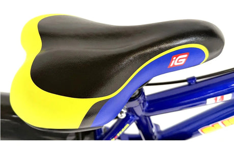 Ignite Burnout 14 Boys Bike - 4-6 Years | Kids Bike with Stabilisers & Number Plate