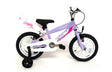 Ignite Cosmic 14" Girls Bike - Lavender Kids Bicycle with Stabilisers (Ages 4-6)