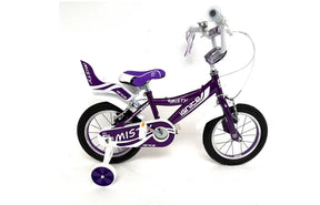 Ignite Misty 14 Girls Bike - 4-6 Years | Kids Bike with Stabilisers & Bell