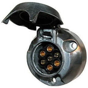 LED Global LG1355 7 Pin Aluminium Socket for Vehicles