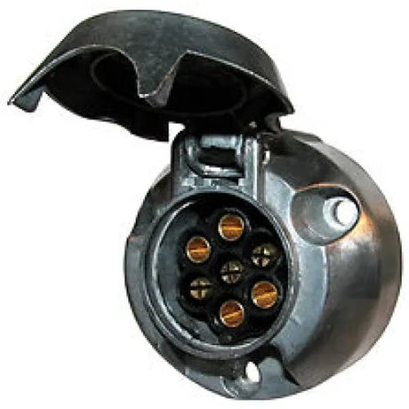 LED Global LG1355 7 Pin Aluminium Socket for Vehicles