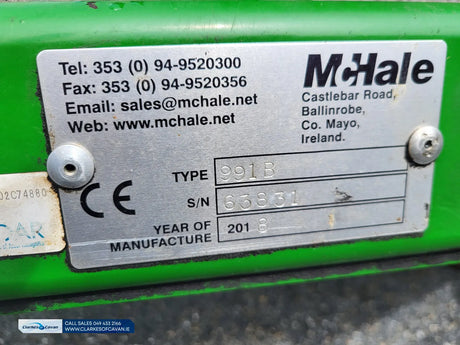 McHale 991B Wrapper