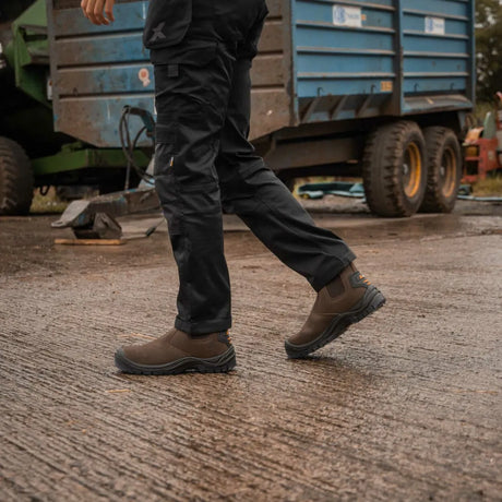 Xpert Defiant SBP Safety Dealer Boots Brown