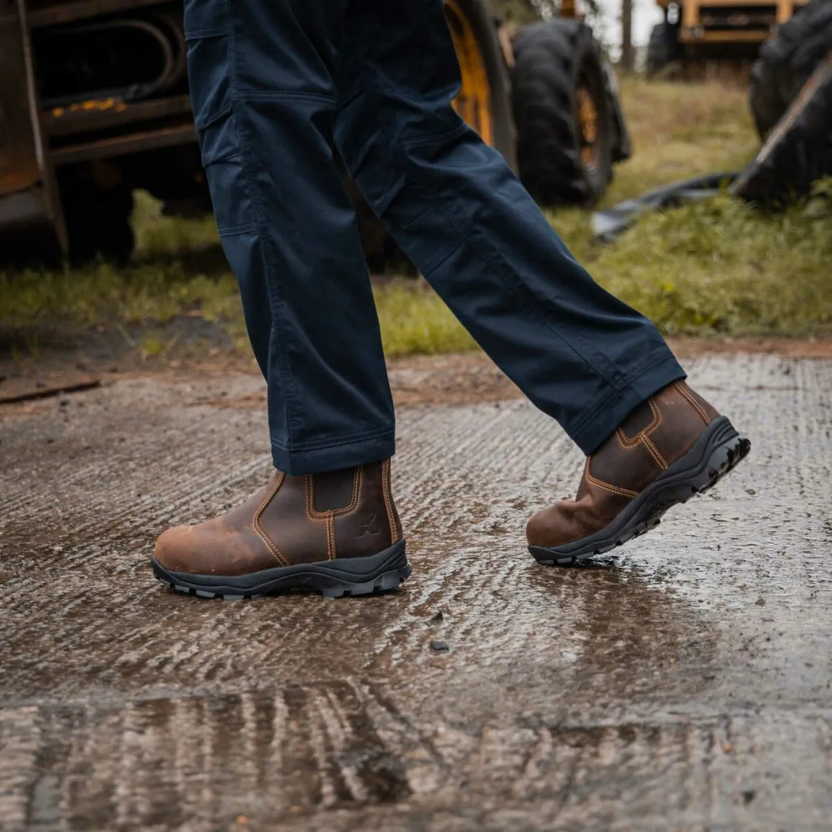 Xpert Heritage Dealer S3 Safety Boots Brown