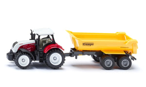 Siku Steyr with Krampe tipper trailer