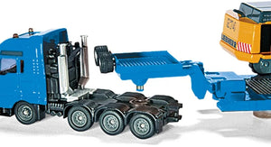 Siku MAN heavy haulage transporter with Liebherr excavator 1:50