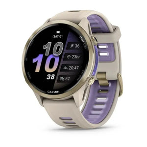 Garmin Forerunner 970 GPS Running Watch - French Grey/Translucent Indigo, Fitness & Health Tracker