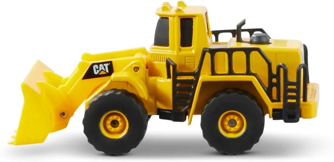CAT Metal 3-Pack Wheel Loader, Excavator, Roller
