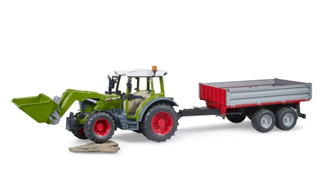 Bruder Fendt Vario 211 with frontloader and tipping trailer