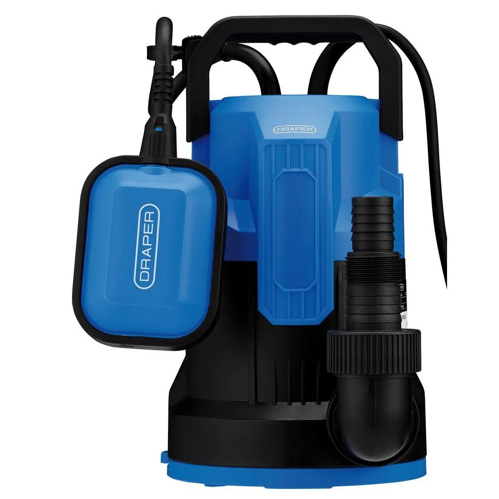 Draper 230V Submersible Clean Water Pump with Float Switch, 280L/min, 550W