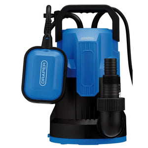 Draper 230V Submersible Clean Water Pump with Float Switch, 280L/min, 550W