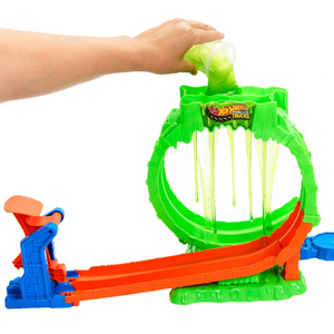 Hot Wheels Monster Trucks Mutant Chaos Loop Challenge Playset