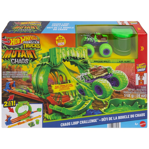 Hot Wheels Monster Trucks Mutant Chaos Loop Challenge Playset