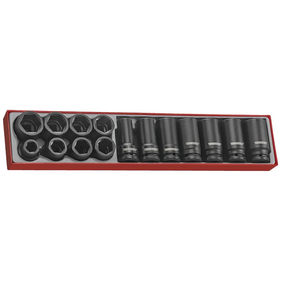 Teng Tools 3/4" Drive Impact Socket Set (15Pcs)