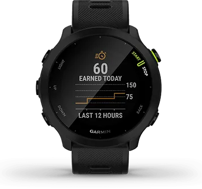 Garmin Forerunner 55 GPS Smartwatch Grey | Lightweight, Long Battery Life, Advanced Training Features