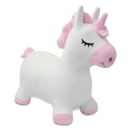 JAMARA - HoppyDoo Plush Unicorn Bouncy Hopper (Pump Included)
