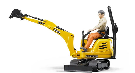 Bruder JCB Micro Excavator 8010 with figure