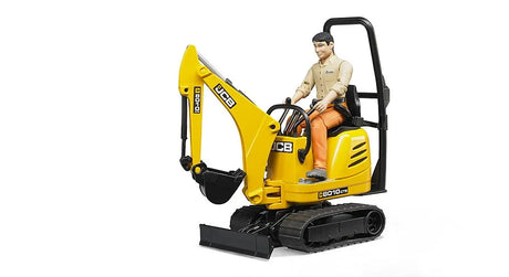 Bruder JCB Micro Excavator 8010 with figure