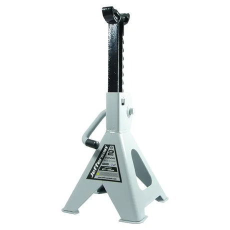 Jefferson 2 Tonne Axle Stands (Pair) - Heavy-Duty Ratchet Type with Cast-Iron Support