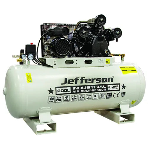 Jefferson 200L 4HP Compressor